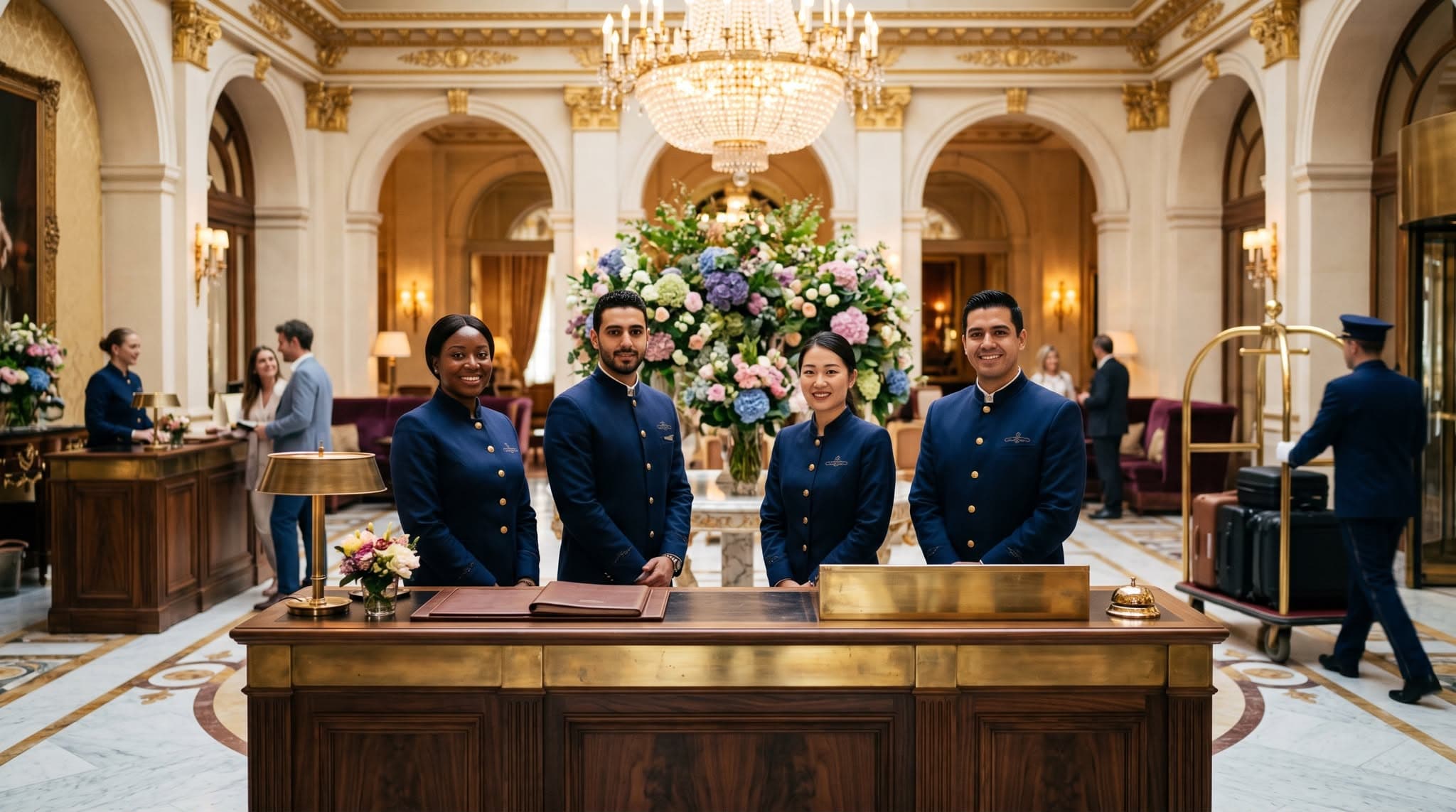 Hospitality staffing team supporting a premium London premise